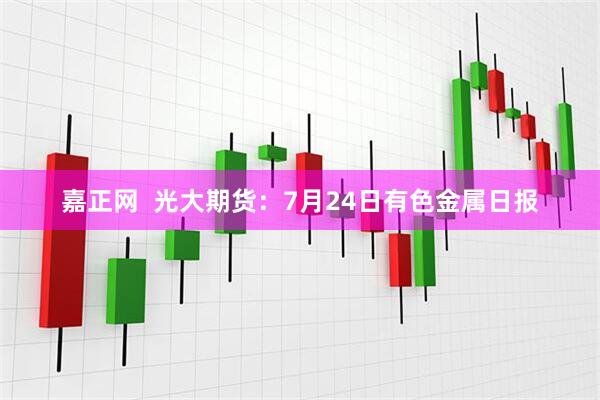 嘉正网  光大期货：7月24日有色金属日报