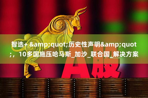 智选+ &quot;历史性声明&quot;，10多国施压哈马斯_加沙_联合国_解决方案
